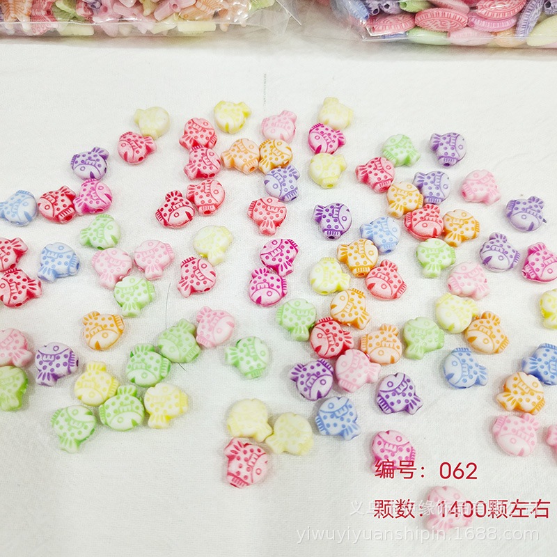 Hạt Cườm Xâu Vòng Cho Bé Họa Tiết Thổ Cẩm Dễ Thương