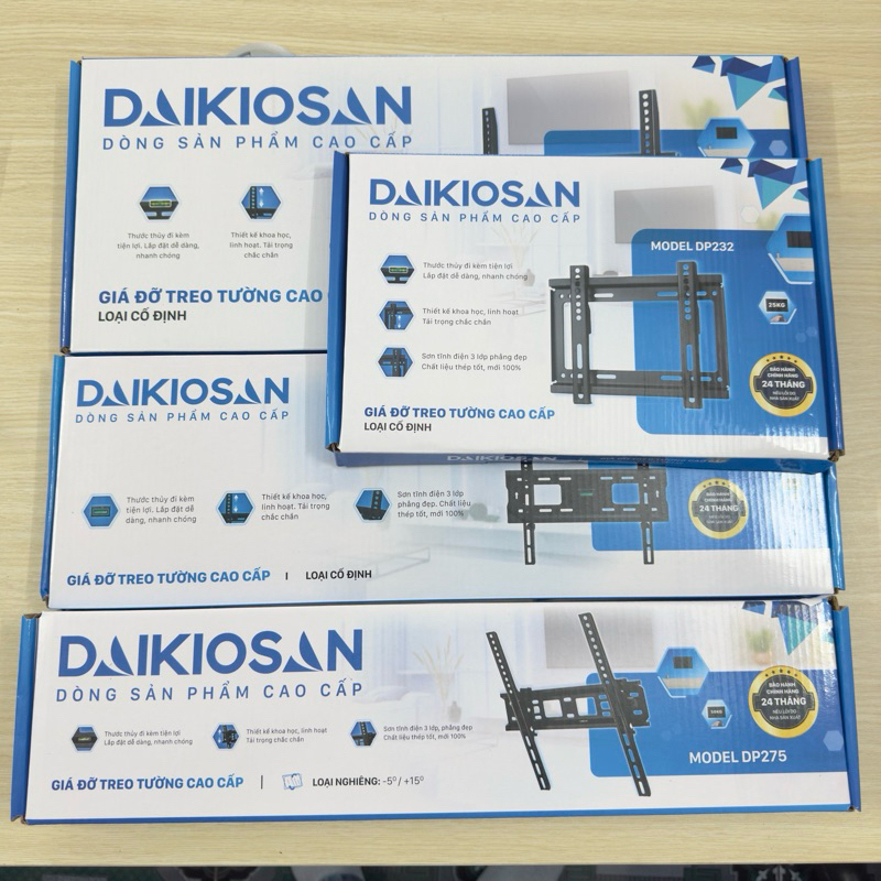 Giá treo tivi treo tường Daikiosan DP265 dùng cho tivi 40-80 inch