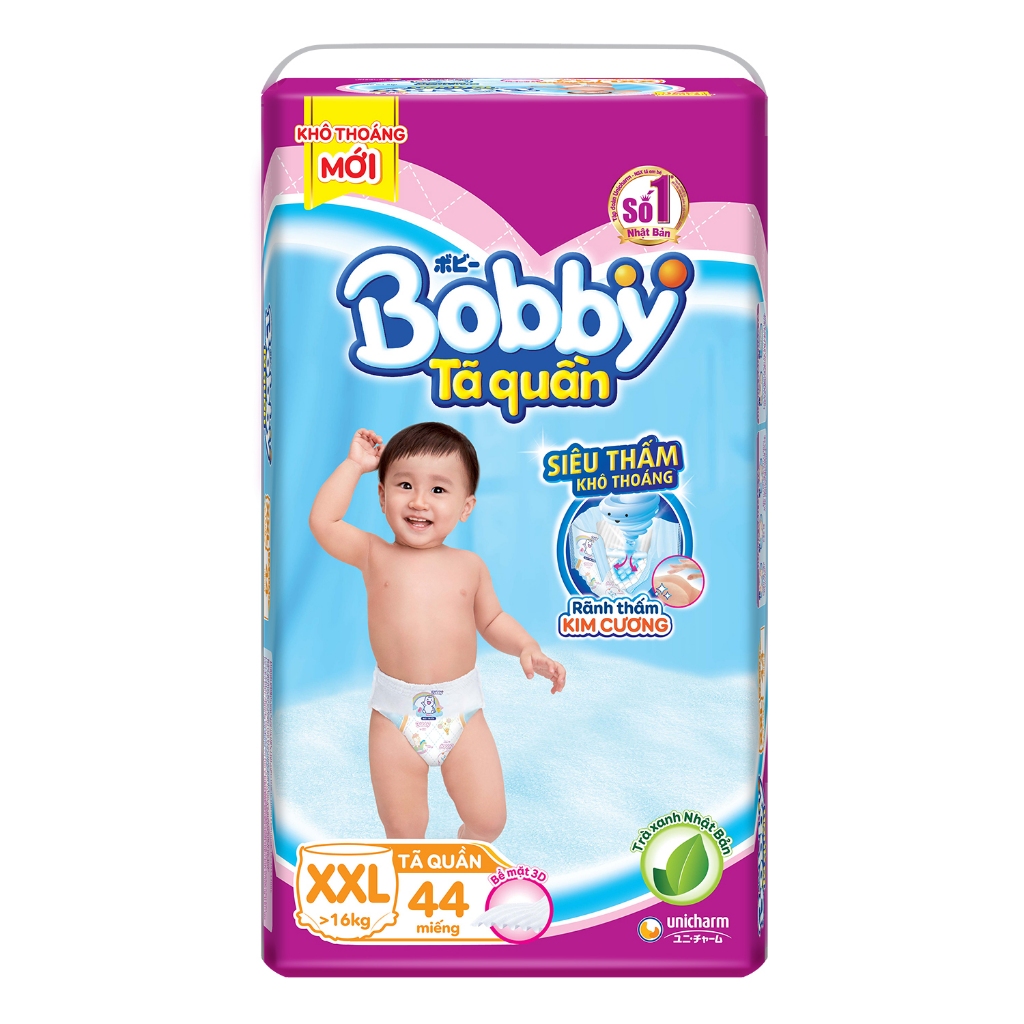 BỈM DÁN/QUẦN BOBBY EXTRA XS96/S80/M64/L60 BKM