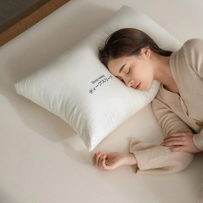 Ruột gối lông vũ nhân tạo cao cấp chính hãng mềm mại siêu êm cho giấc ngủ ngon thoải mái 50x70cm