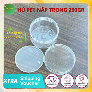 Combo 10 hủ pét 200gr trong suốt