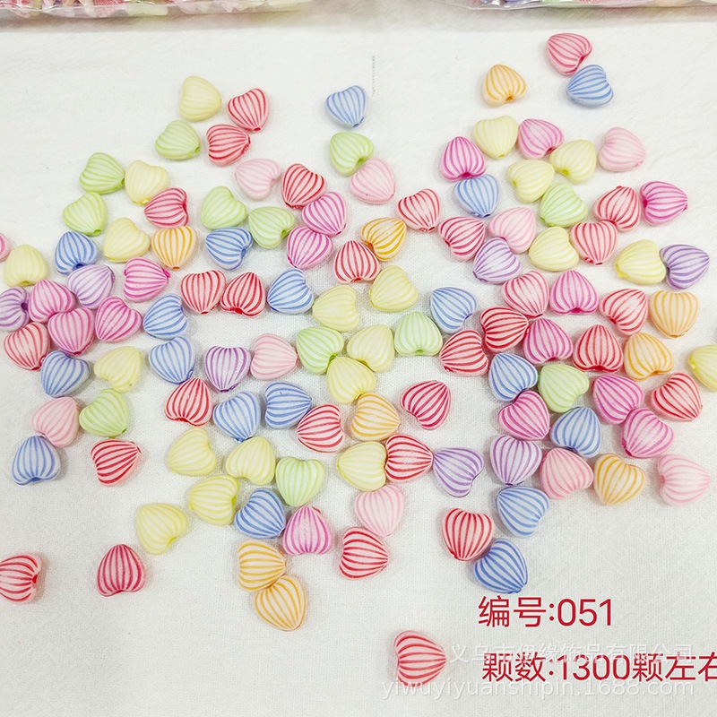 Hạt Cườm Xâu Vòng Cho Bé Họa Tiết Thổ Cẩm Dễ Thương