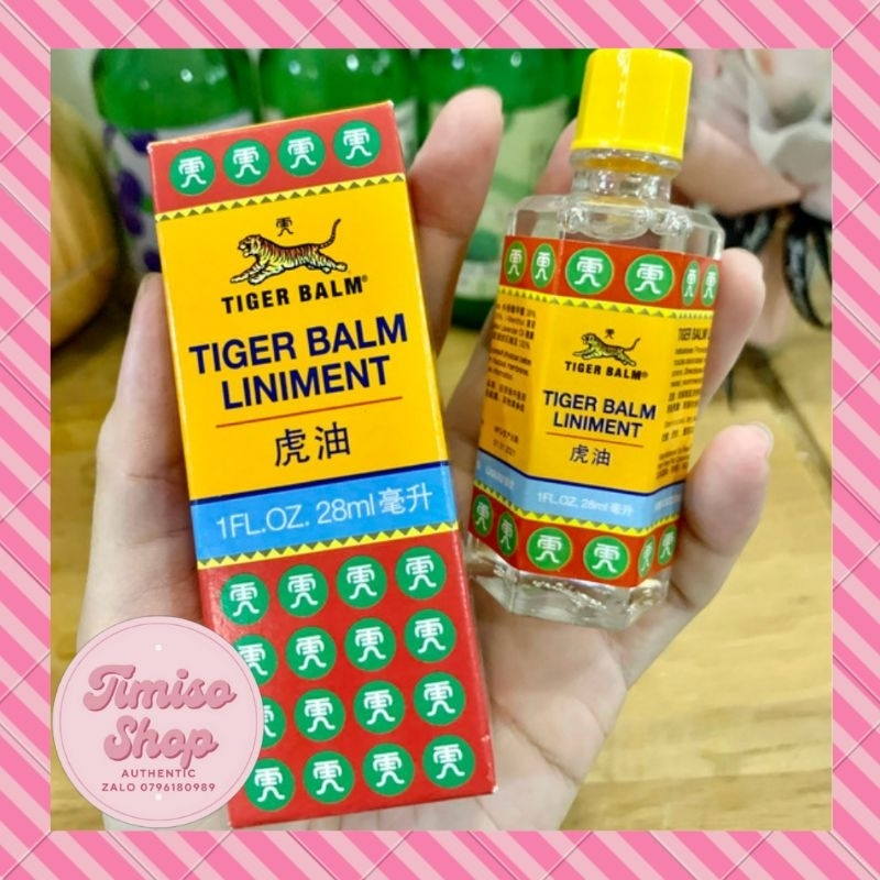 [Singapore] Dầu nóng Cọp Đỏ Tiger Balm Liniment