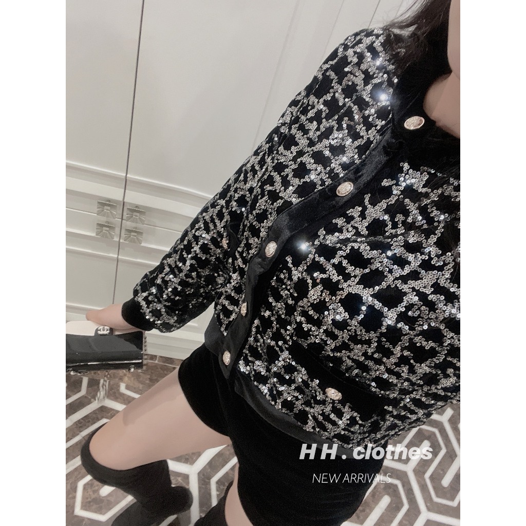 ÁO KHOÁC DẠ KIM SA CỔ TRÒN