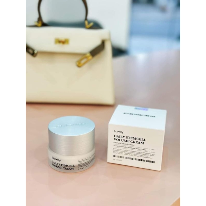 Kem nhau thai Màng ối Bravity dưỡng trắng bóng trẻ hóa 50g