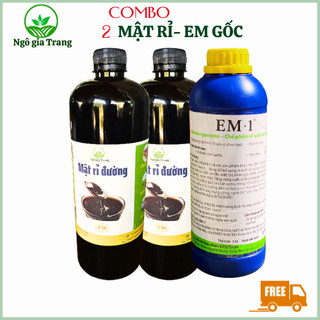 Mật rỉ đường, Chế phẩm sinh học em gốc, ủ phân chuồng, ủ cỏ, xử lý nước