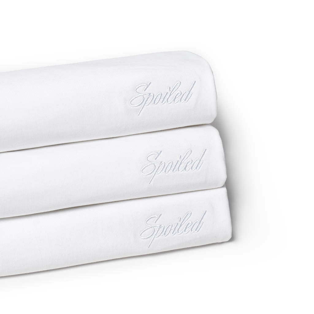 Combo 3 áo thun Spoiled cơ bản đơn giản hằng ngày | Đen và Trắng