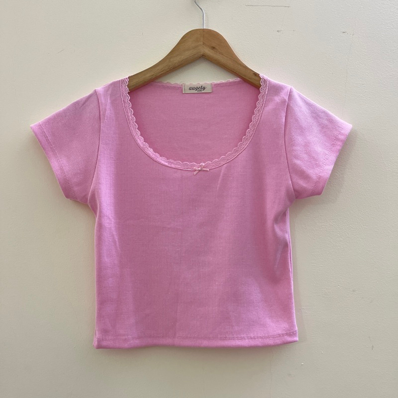 Áo Thun croptop baby mới 99%