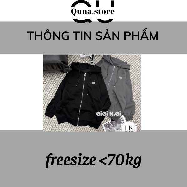 Áo nỉ mũ hoodie chất 2 da cá khóa trước kèm gấu AN01
