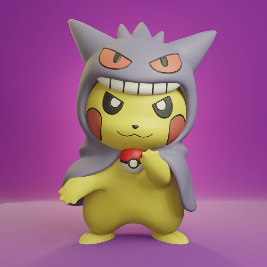 Mô hình pokemon Pikachu cosplay Gengar