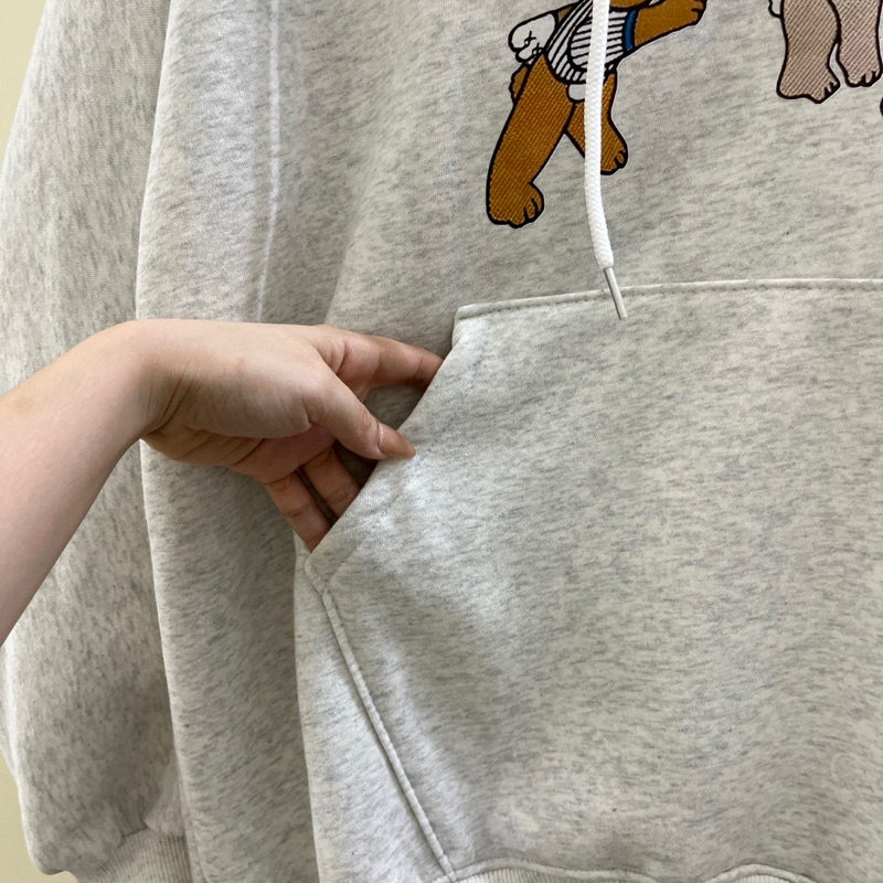 Áo Hoodie hình gấu mới 100%