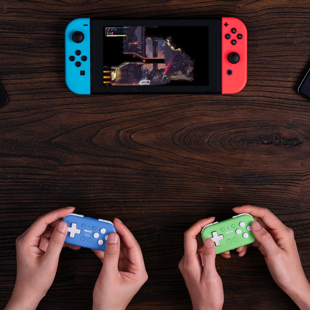 Tay Cầm Chơi Game 8BitDo Micro cho Nintendo Switch, Máy Tính, Điện Thoại