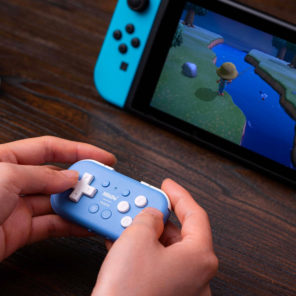 Tay Cầm Chơi Game 8BitDo Micro cho Nintendo Switch, Máy Tính, Điện Thoại