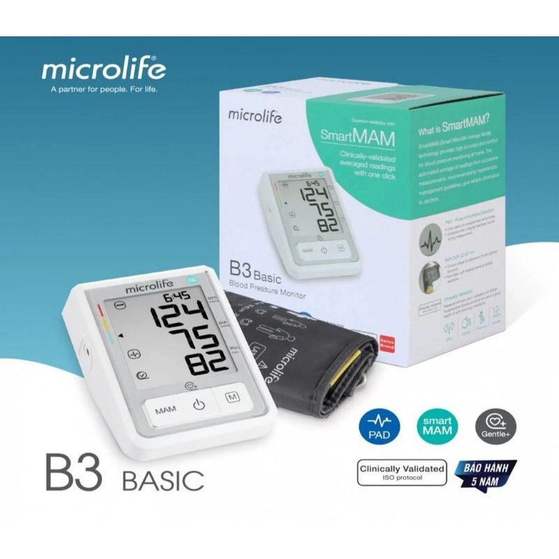 Máy đo huyết áp microlife b3 basic