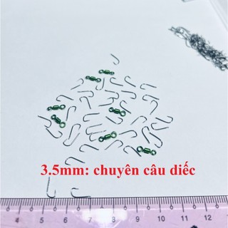  100 Lưỡi Câu Chuyên Câu Cá Diếc Chất Liệu Thép Siêu Cường - Mảnh Hơn Nhẹ Hơn 