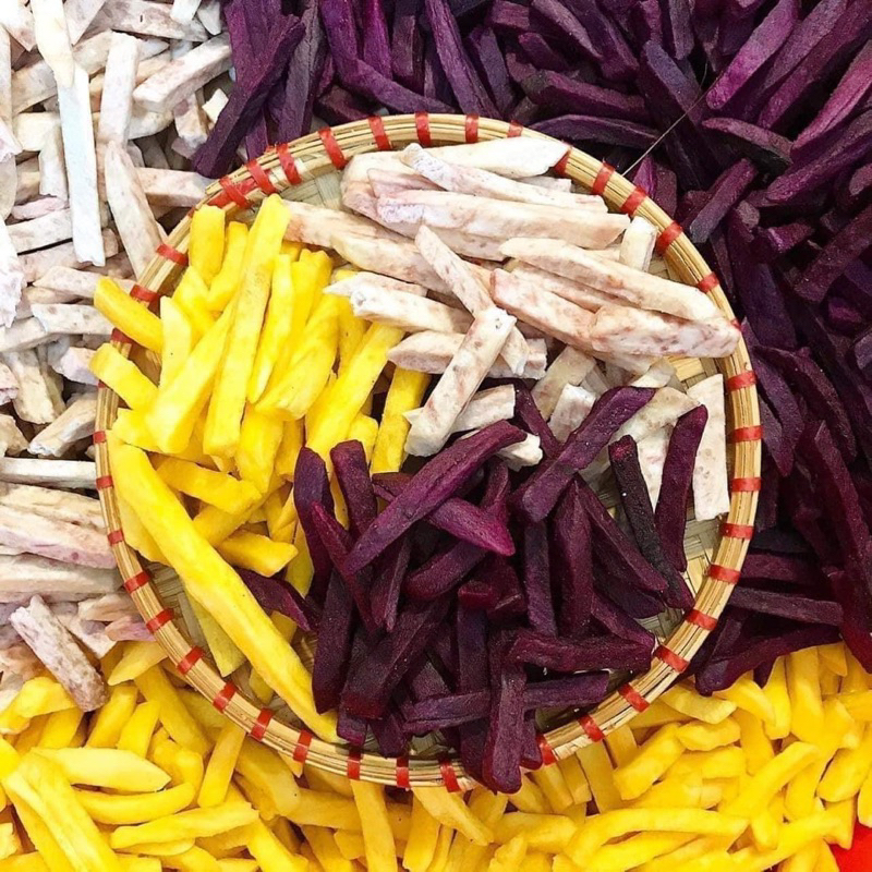 KHOAI LANG SẤY MIX 3 VỊ 350gr