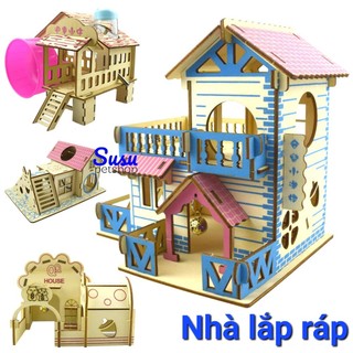 Nhà lắp ráp bằng gỗ ép cho Hamster, Đồ chơi