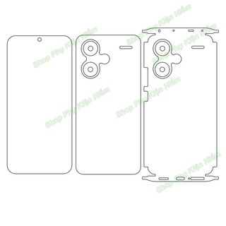 Dán ppf full viền redmi note 13 pro plus - tặng dán camera