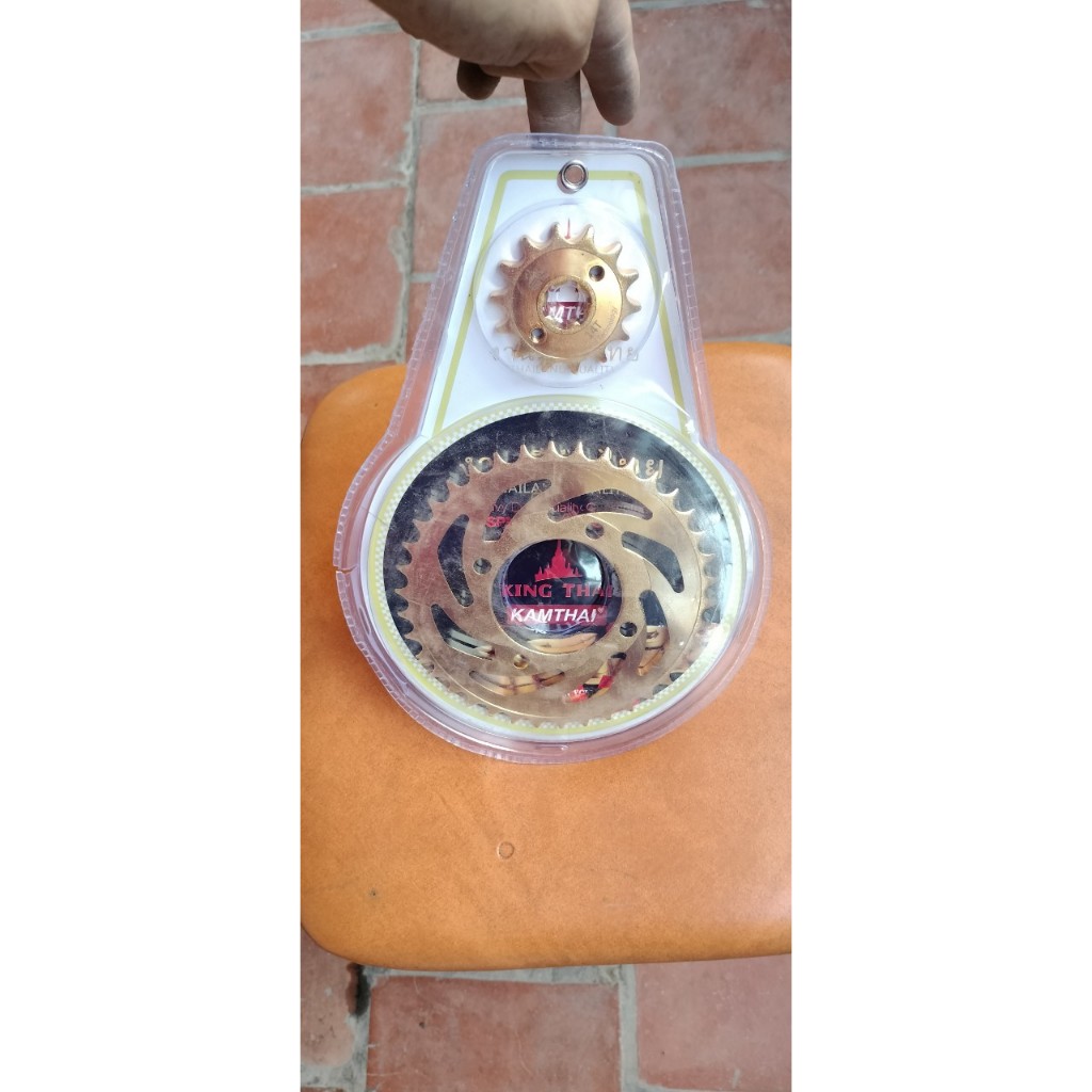 Nhông Sên Dĩa Kingthai exciter 135 10 ly Nhông sên Dĩa Vàng Chất Lượng Cao