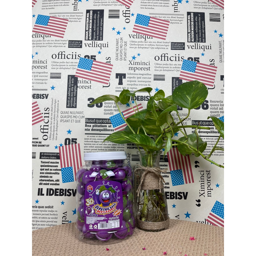 Kẹo dẻo có nhân hình QUẢ NHO