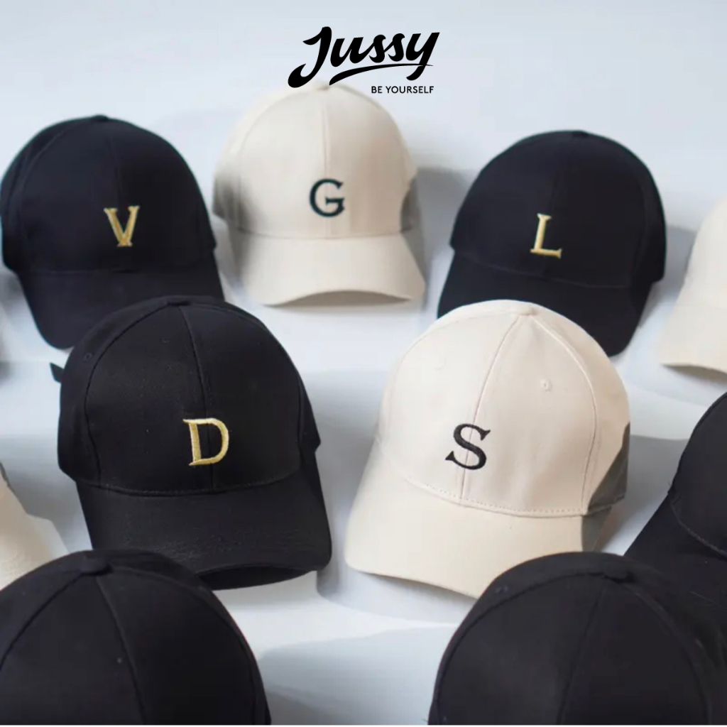 Mũ Lưỡi Trai Nam Nữ Thêu Chữ Cái Đầy Đủ Tên 21 Chữ Từ A Đến Y Jussy Official Nón Kết Vải Kaki Nhiều Màu Hot Trend