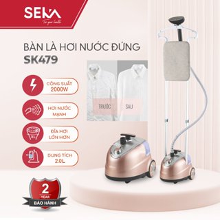 Bàn Là Cây Hơi Nước SEKA SK479 Kèm Bàn Ủi Công Suất 2000W Dễ Dàng Sử Dụng, Phù Hợp Nhiều Loại Vải