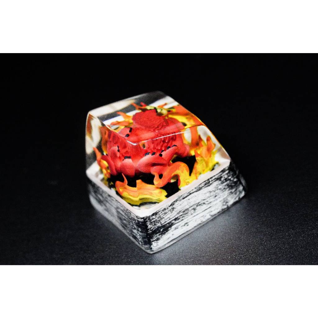 Vĩ thú 4 đuôi keycap, sokou keycap, naruto keycap nút bàn phím cơ