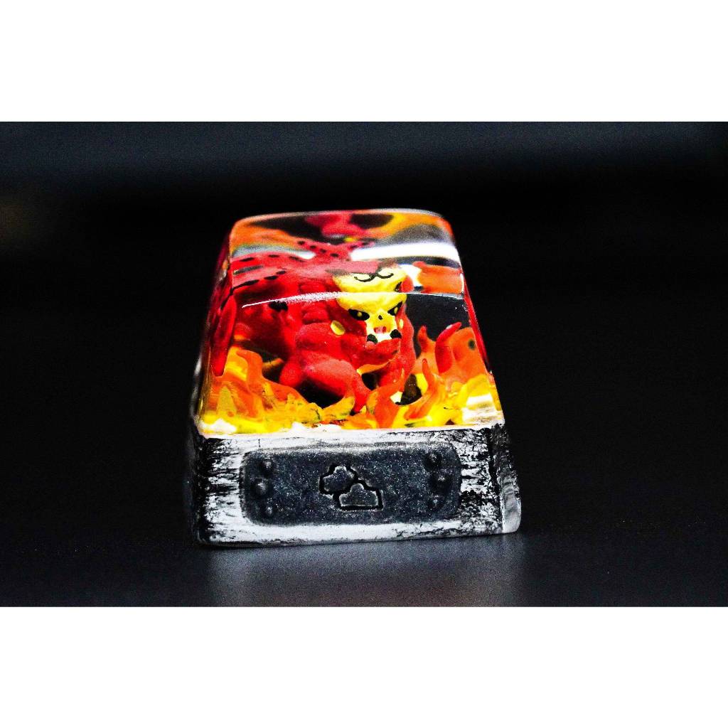 Vĩ thú 4 đuôi keycap, sokou keycap, naruto keycap nút bàn phím cơ