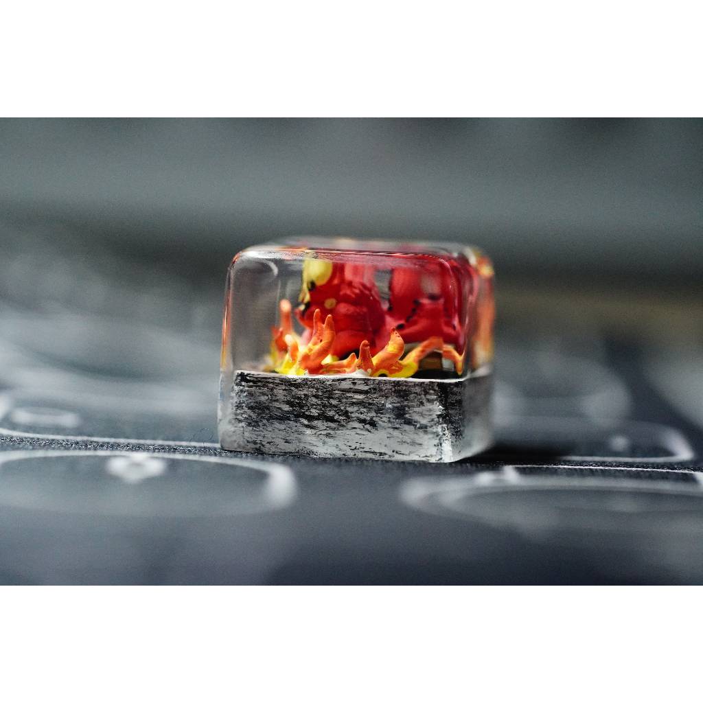 Vĩ thú 4 đuôi keycap, sokou keycap, naruto keycap nút bàn phím cơ