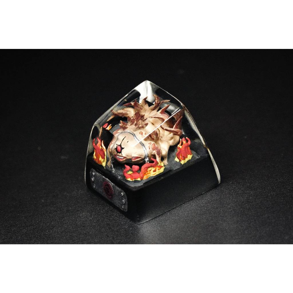 Vĩ thú 10 đuôi keycap, Jybi keycap, naruto keycap , nút bàn phím cơ