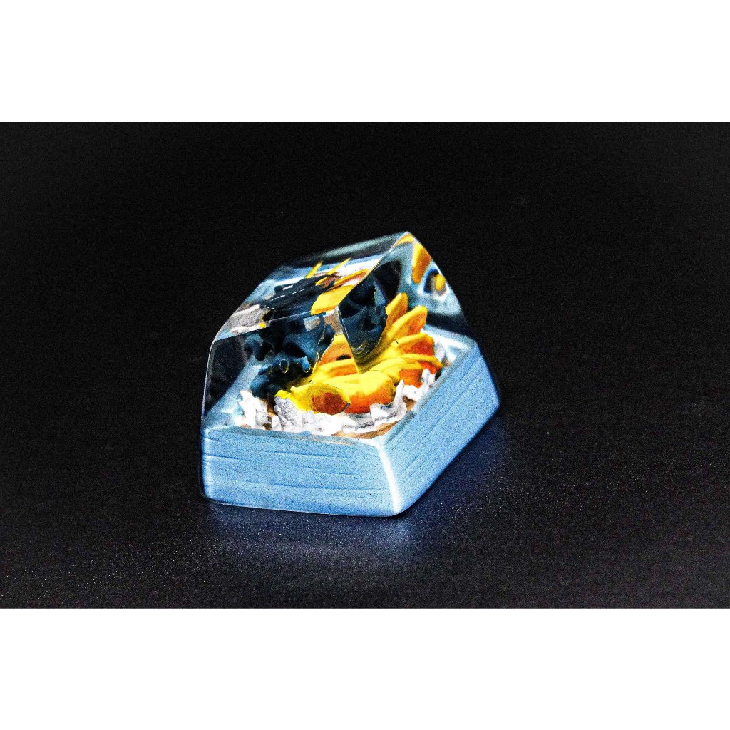 Vĩ thú 5 đuôi keycap -  kokuo keycap - naruto keycap , nút bàn phím cơ