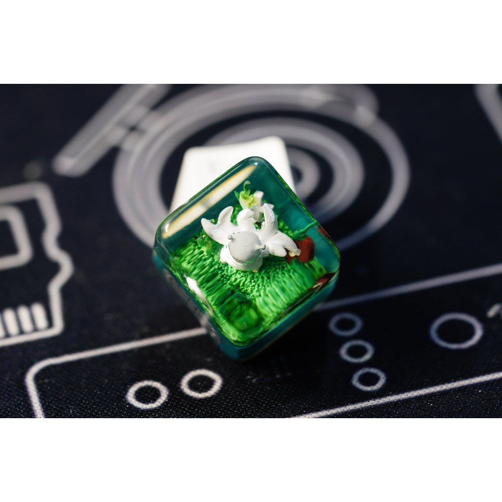 Vĩ thú 6 duôi keycap, saiken keycap - naruto keycap, nút bàn phím cơ