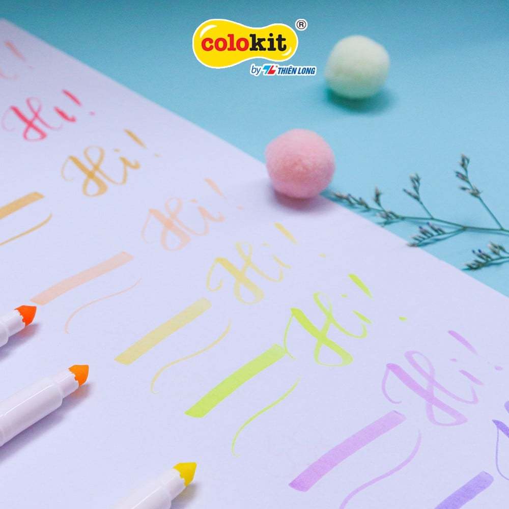 Bút lông màu Pastel Thiên Long Colokit SWM-C008 - 20 màu
