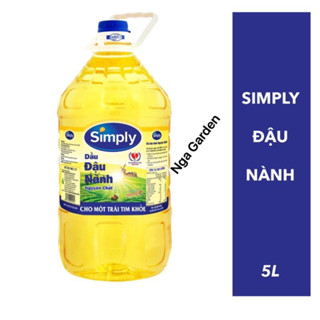  Dầu ăn Simply can 5 lít dầu đậu nành nguyên chất 