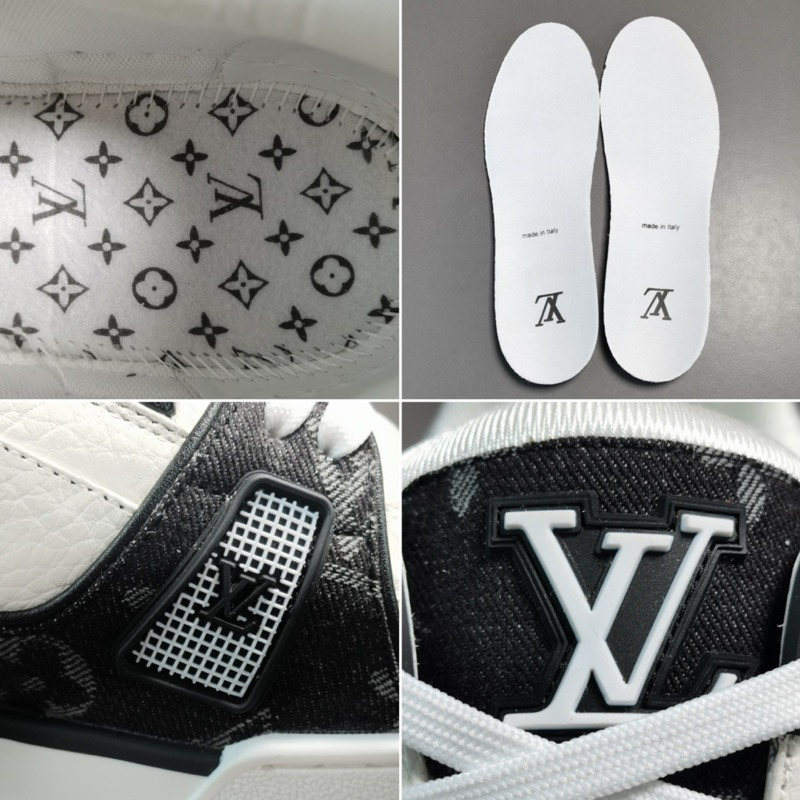 GIÀY THỂ THAO LV ĐEN CAO CẤP TẶNG KÈM BỘ QUÀ TẶNG