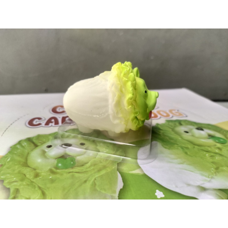 Squishy bóp cải thảo hình mặt chó xả stress siêu dễ thương