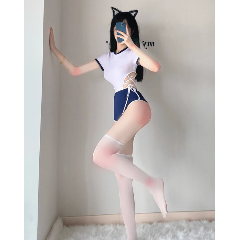 Đồ Ngủ Sexy Cosplay Nữ Sinh Gợi Cảm Đáng Yêu Set Ngủ Thể Dục Dễ Thương DAMES