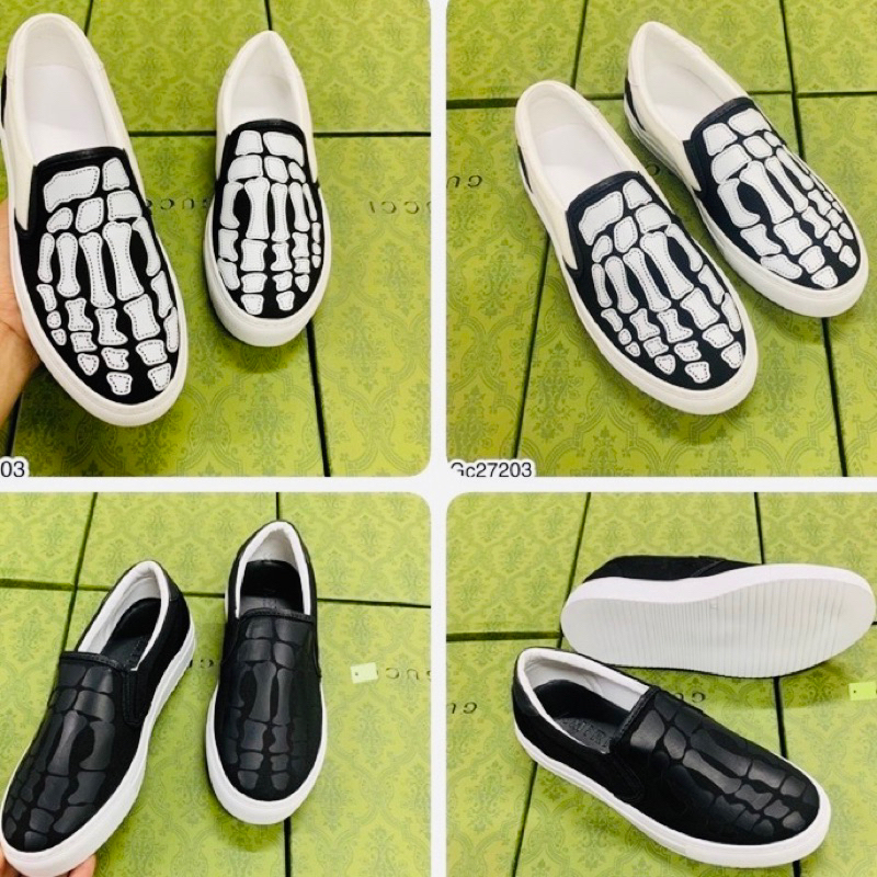 Giày Slipon-Giày Lười Nam Xương in Hình Bàn Tay full size 38-43-Loanmisuxisl_giaydep99