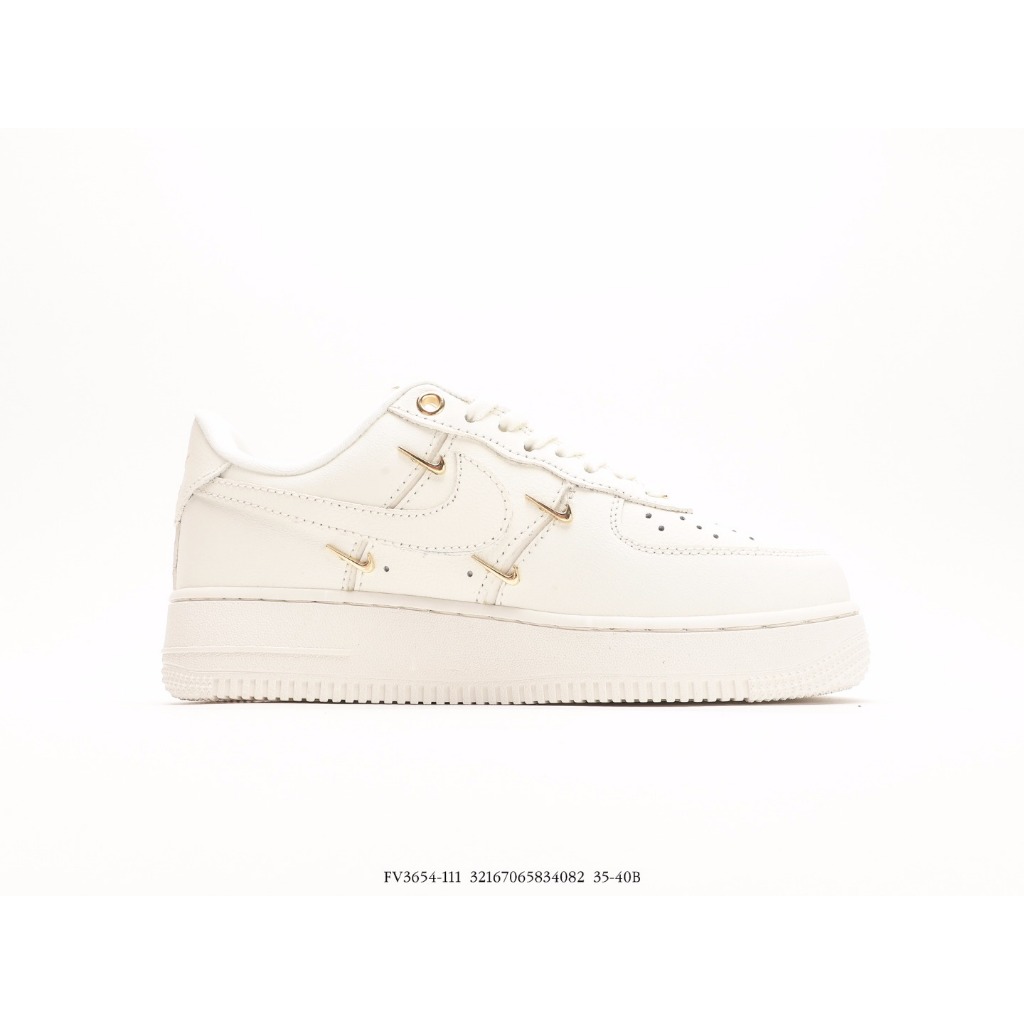 GIÀY SNEAKER MÃ SẢN PHẨM: FV3654-111_Nike Wmns Air Force 1' 07 LXChrome Swooshes White_FULL BOX_FREE SHIP TOÀN QUỐC