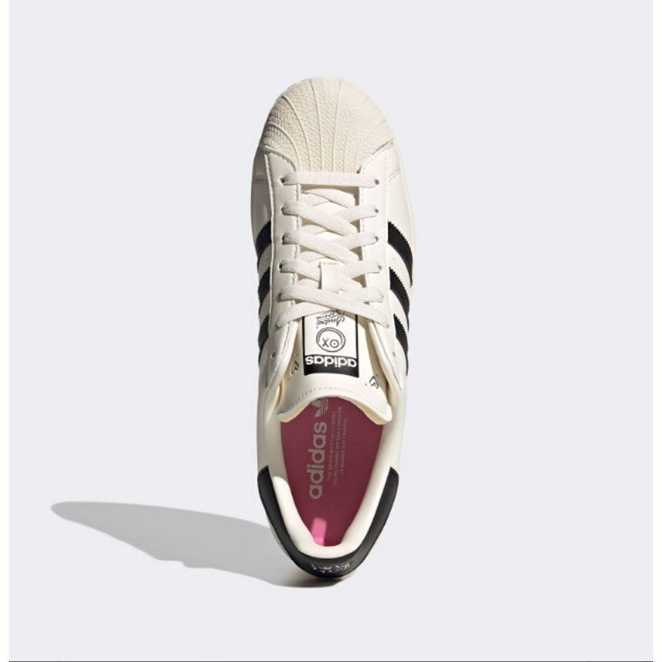 Giày Adidas Superstar André Saraiva Mũi Sò Màu Be - Giày Thể Thao Adidas 3 Sọc Răng Cưa Màu Đen Full Box