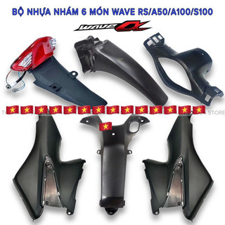 Combo 6 món nhựa nhám wave apha 100-c50