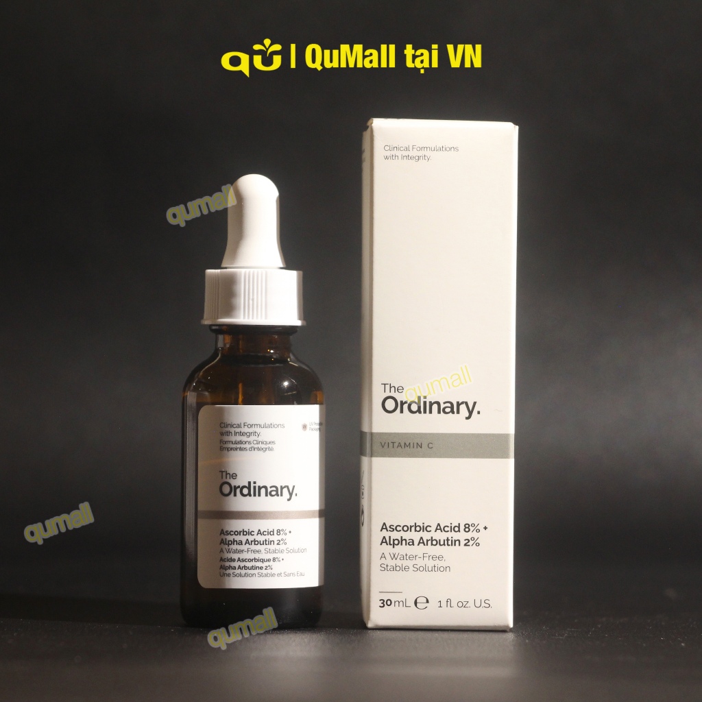 The Ordinary Serum Vitamin C Ascorbic Acid 8% + Alpha Arbutin 2% VC Chất Chống Oxy Hóa 30ml