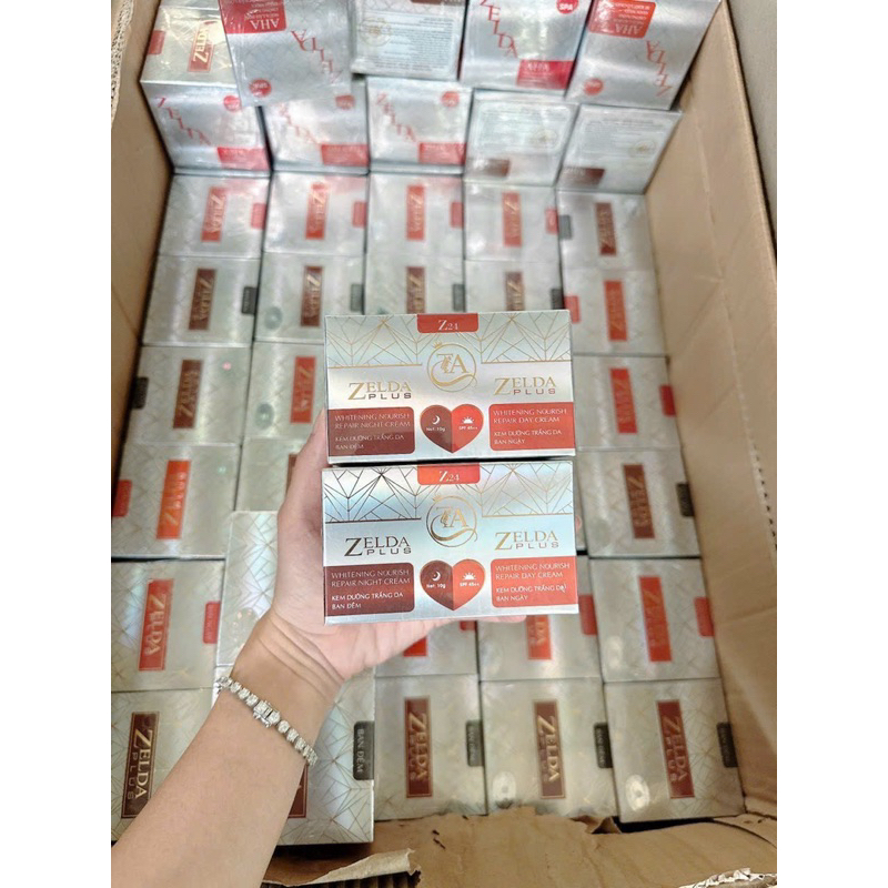 Kem face ngày+đêm nám sạm tàn nhang ZELDA PLUS mẫu mới chính hãng 10g