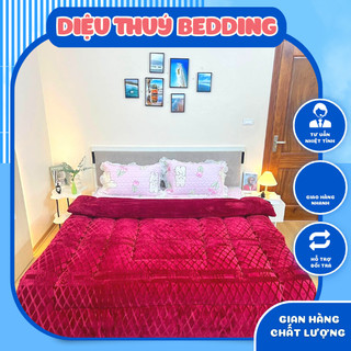 Chăn lông thỏ dior- coco nhập khẩu chính hãng