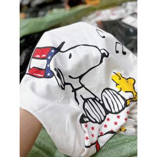 Áo phông nữ trắng hình cún