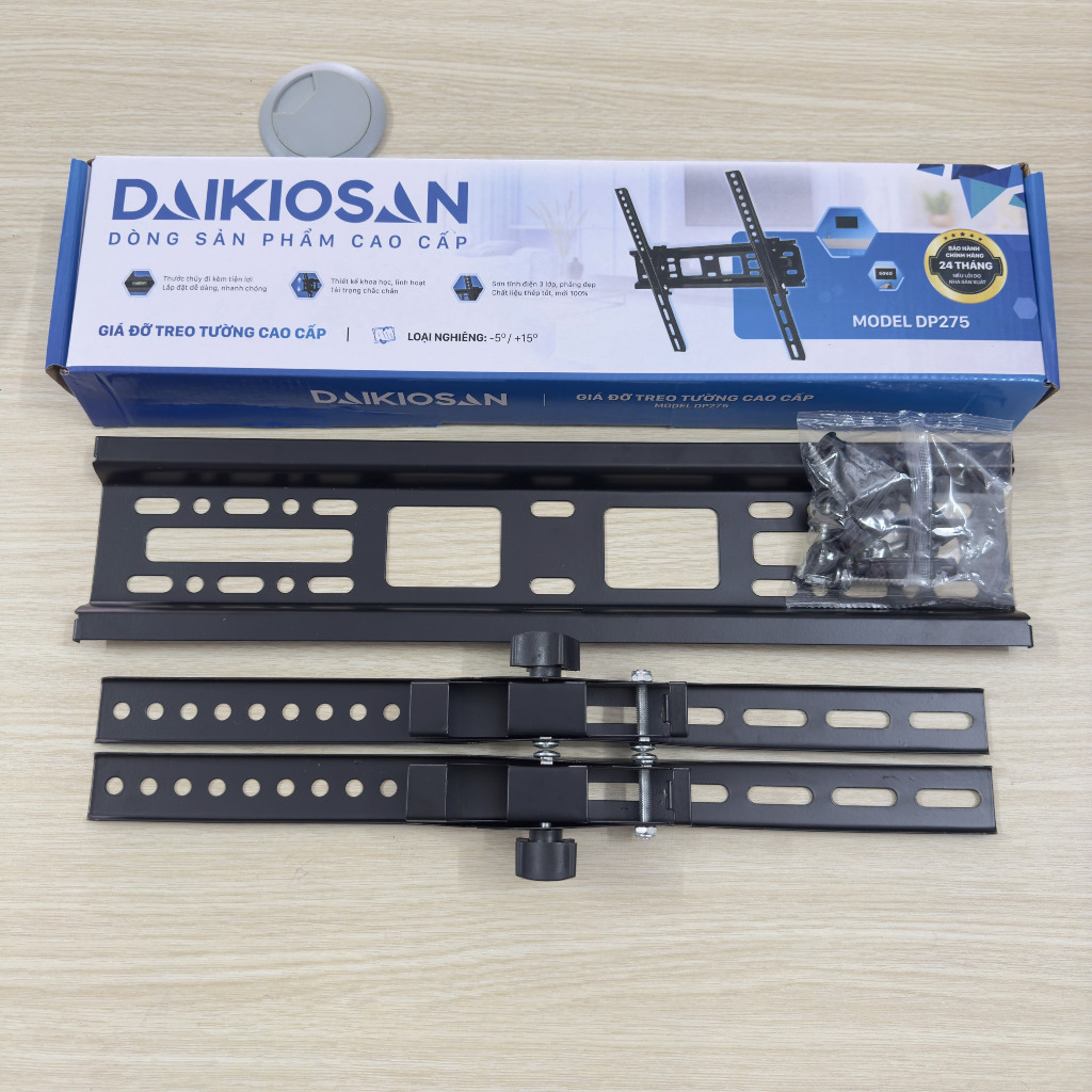 Giá treo tivi Daikiosan cố định, nghiêng 32 inch, 42 inch, 55 inch, 65 inch chính hãng