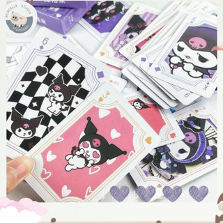 Bộ bài tú lơ khơ hình pochacco, kuromi, hellokity