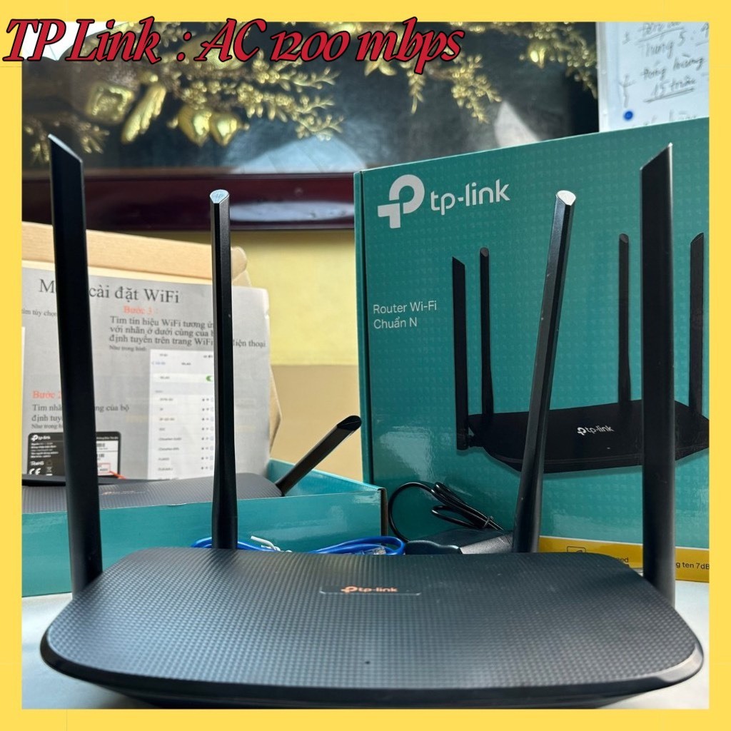 Tp Link AC 1200Mbps - TL-WDR 5620 Tốc Độ Cao 5ghz,Băng Tần Kép, 4 Râu, Hàng Mới Có Sẵn, Linh Wifi
