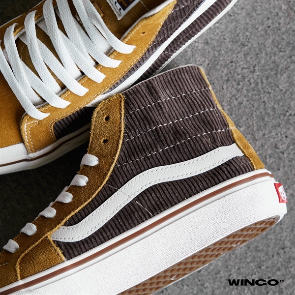 Giày Vans chính hãng Sk8 Yellow Brown Corduroy