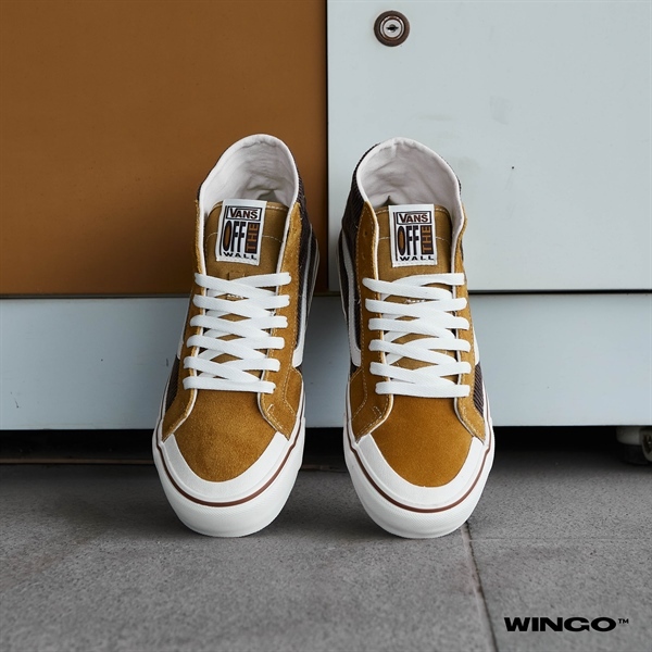 Giày Vans chính hãng Sk8 Yellow Brown Corduroy